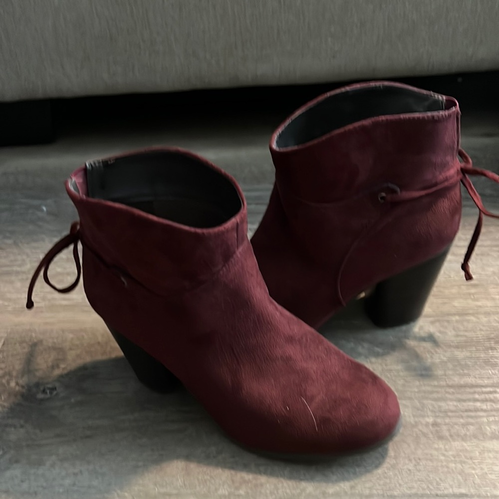 Burgundy Charming Charlie boots